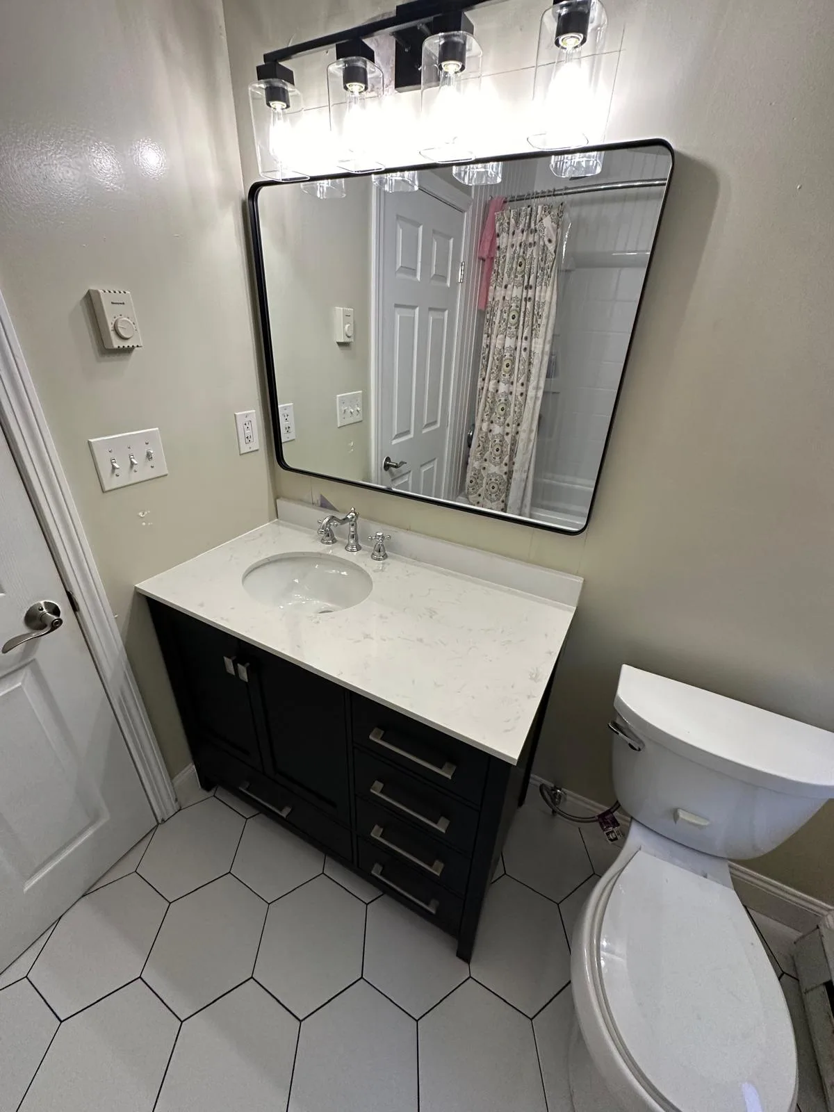 Completed bathroom