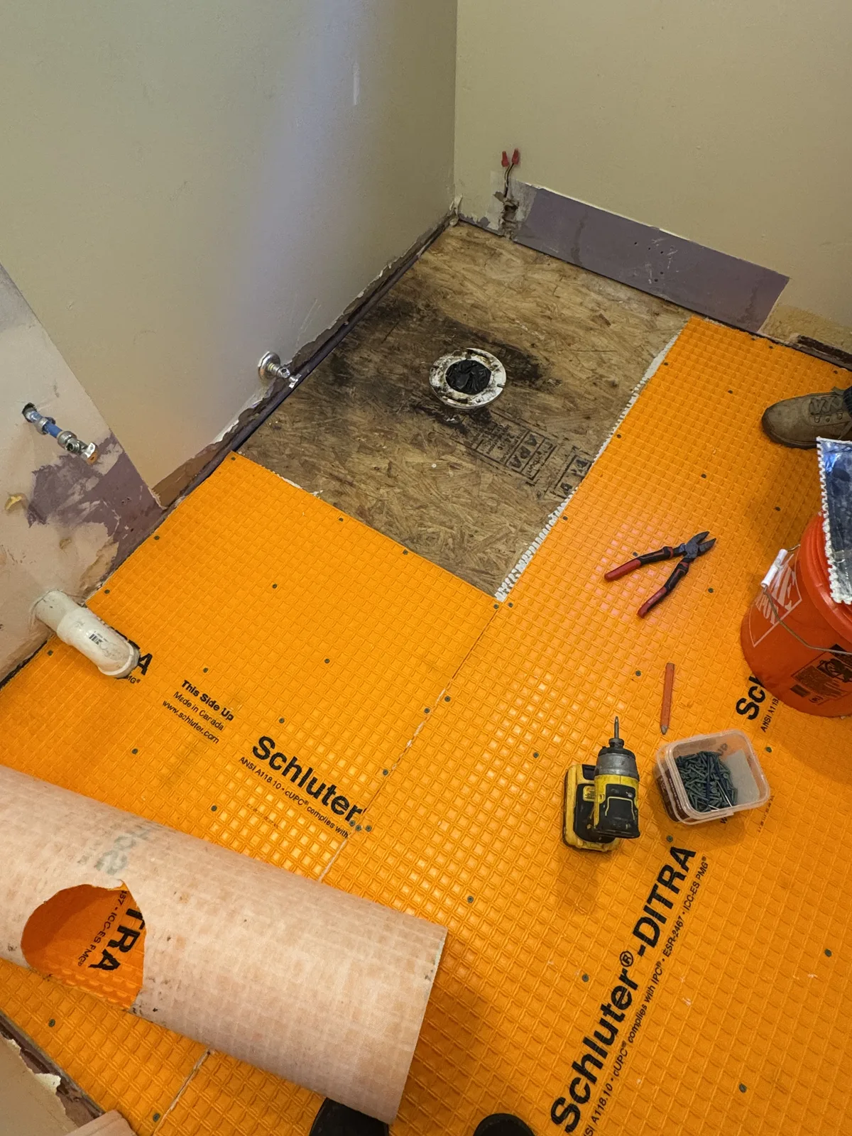 Bathroom tear-out